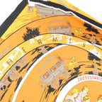 Hermes Jeu Des Omnibus Et Dames Blanches Smooth Carre Scarf — view 2