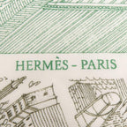 Hermes la Nouvelle Cite Cavaliere Carre Shawl Scarf — view 4