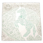 Hermes la Nouvelle Cite Cavaliere Carre Shawl Scarf