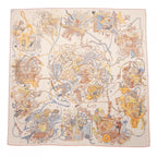 Hermes World of Carre Shawl Scarf