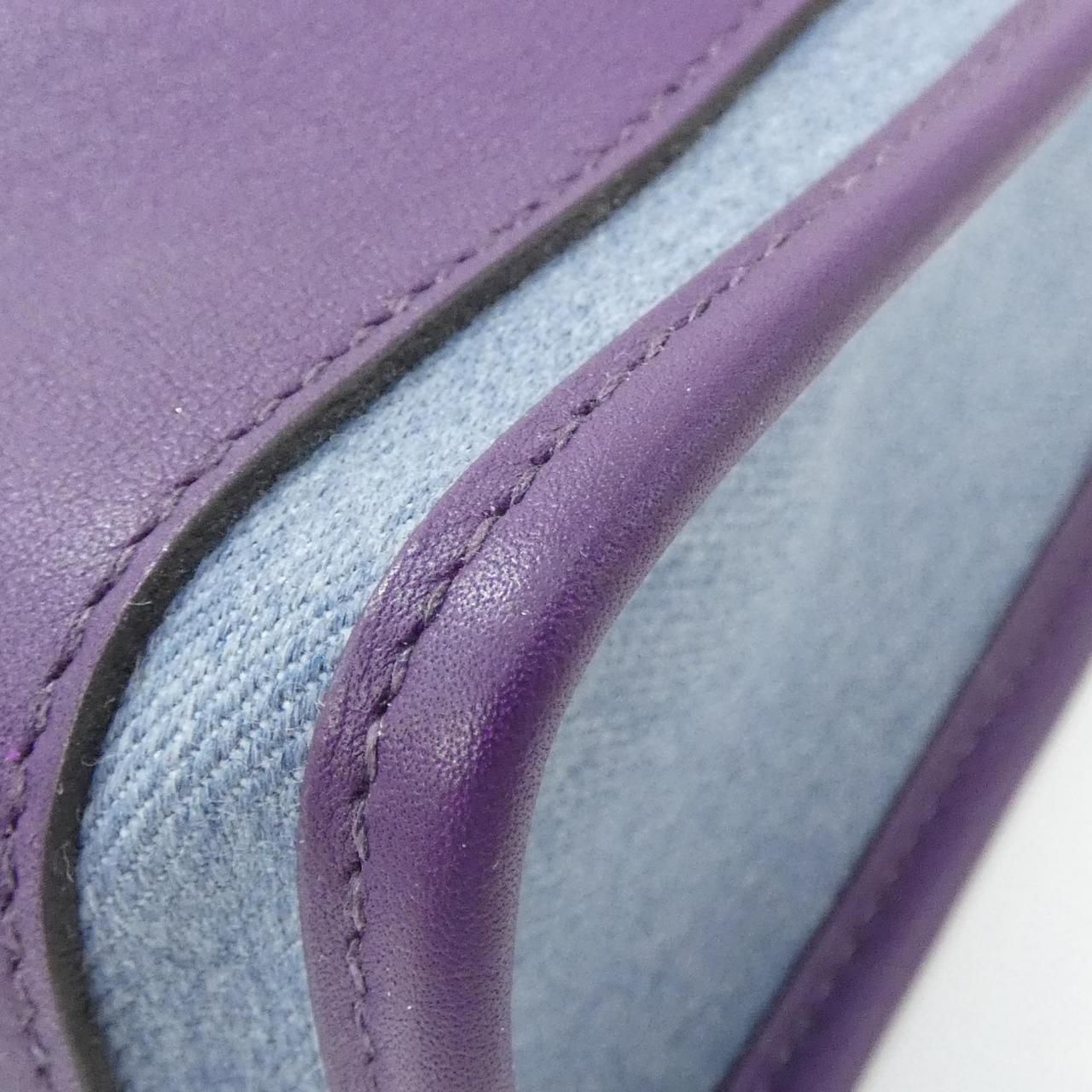Hermes Bag Handbag Purple — view 3