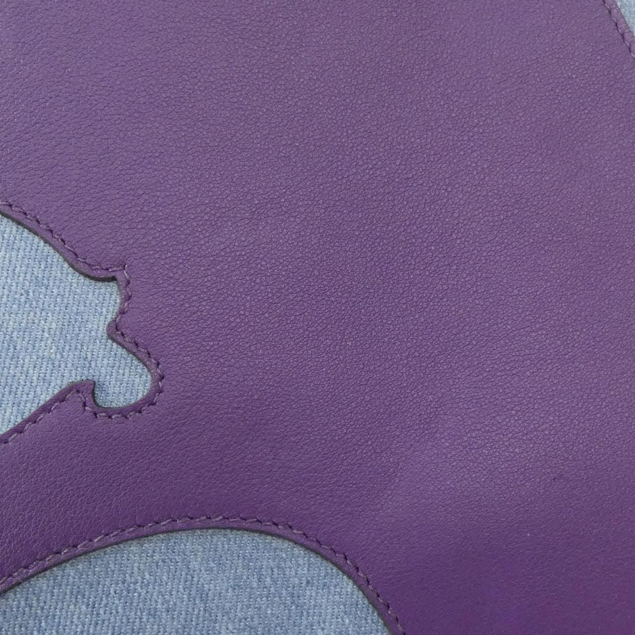 Hermes Bag Handbag Purple — view 5