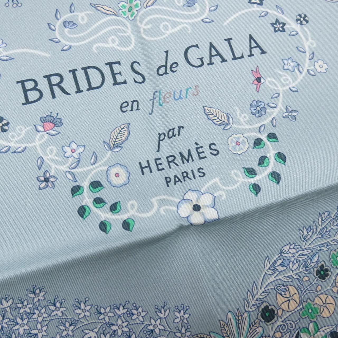 Hermes Brides de Gala en Fleurs Carre Scarf — view 2