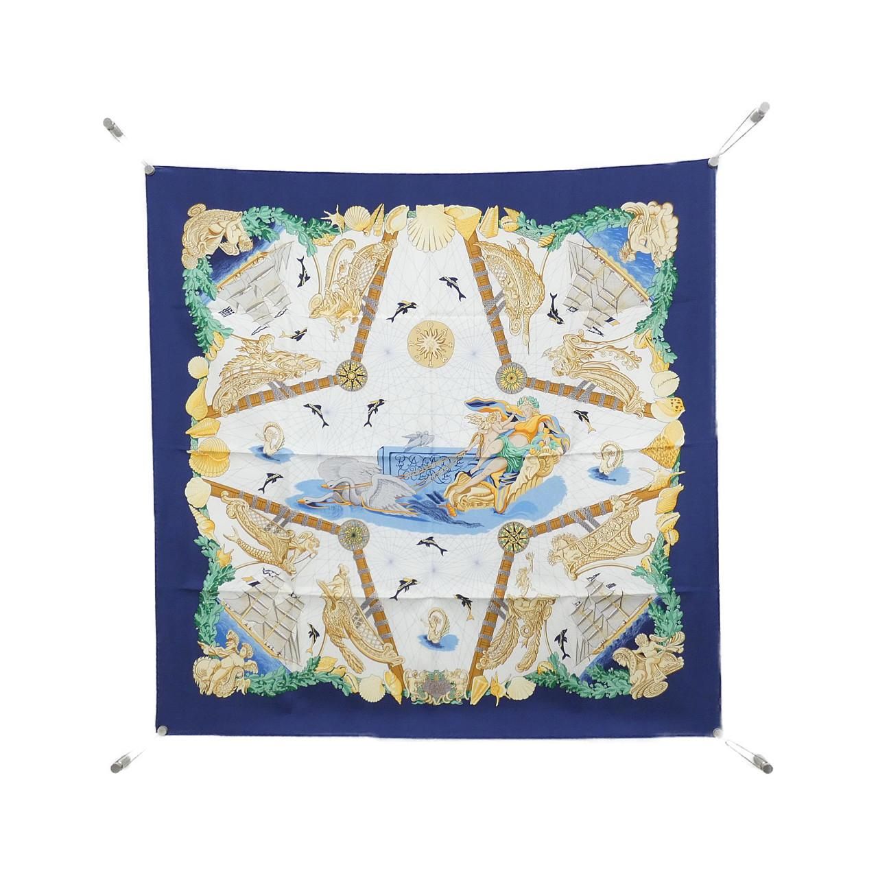 Hermes Balade Oceane Carre Scarf