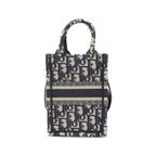 Dior Oblique Book Tote Mini Vertical — view 2