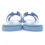Hermes Oran Sandals Blue — view 5