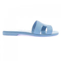 Hermes Oran Sandals Blue