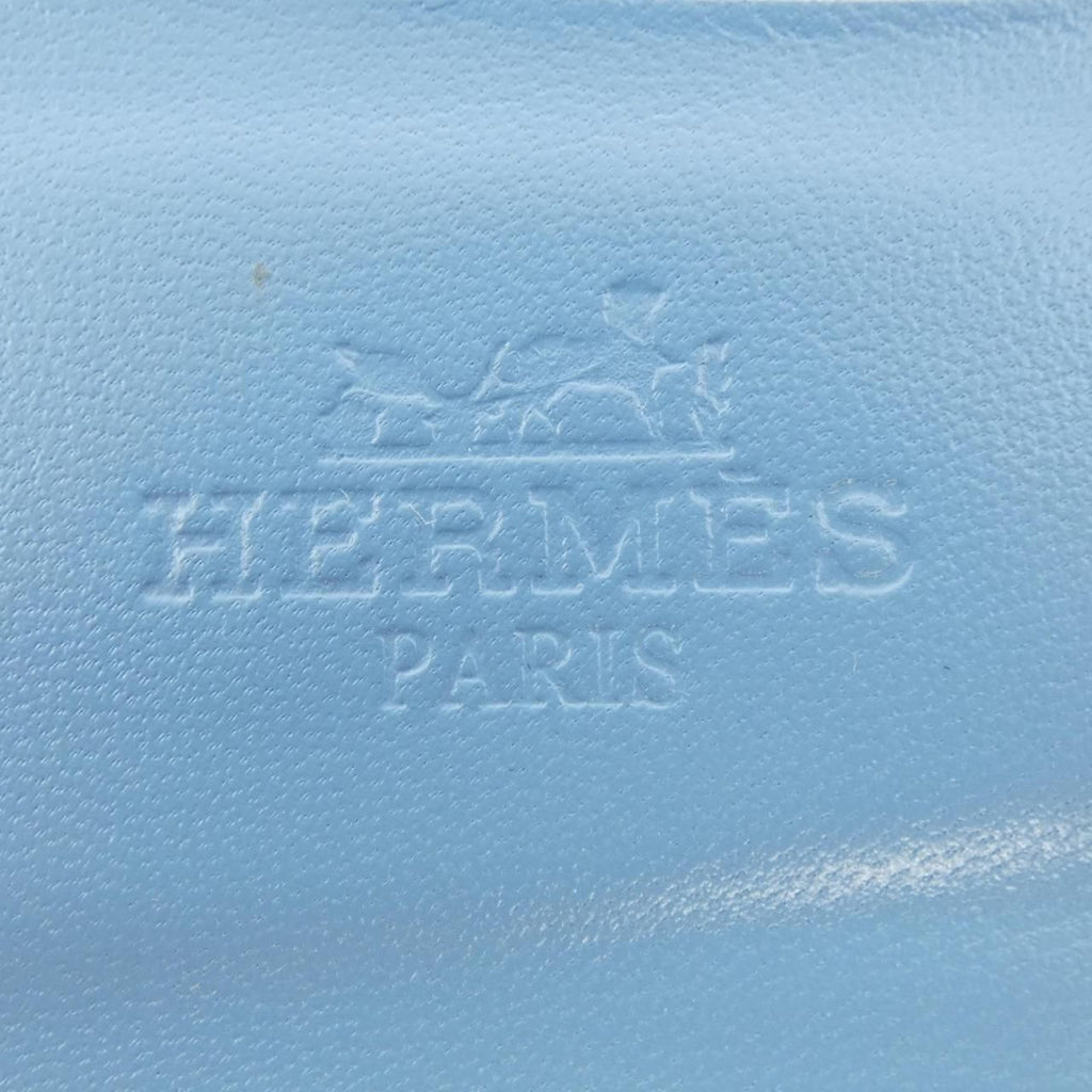 Hermes Oran Sandals Blue — view 6