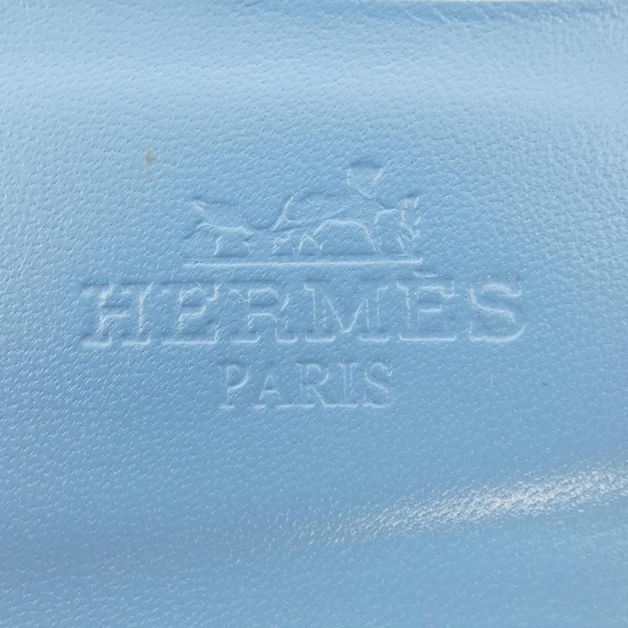 Hermes Oran Sandals Blue — view 6