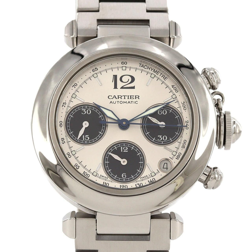Cartier Pasha C Chronograph SS Automatic Winding Watch