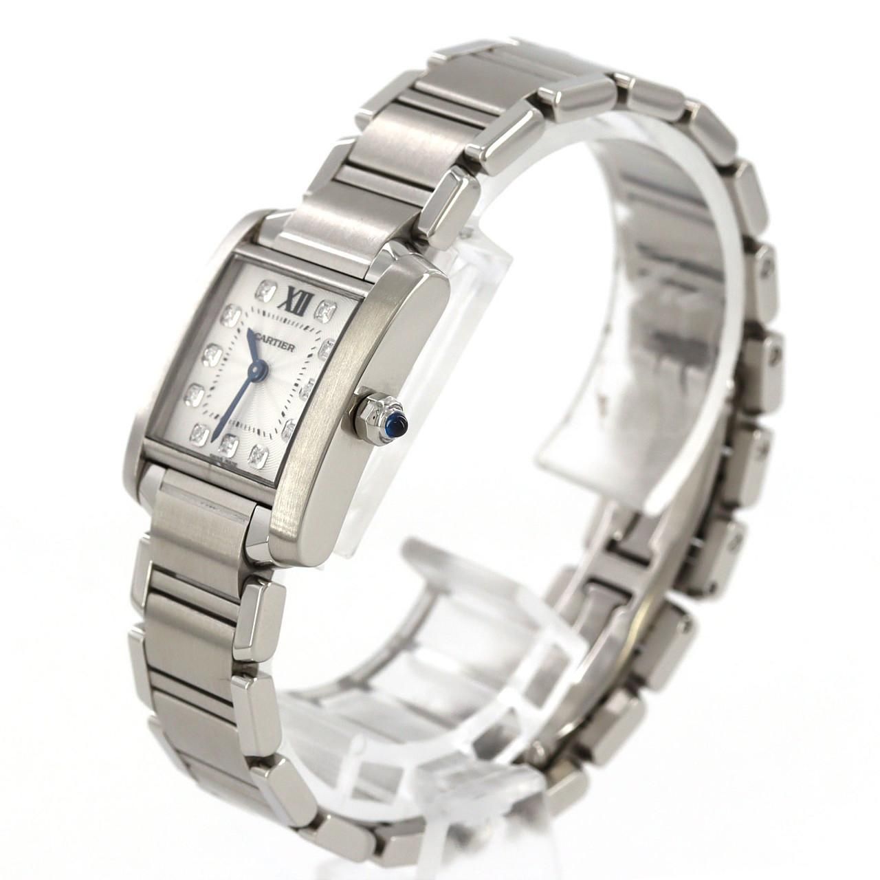 Cartier Tank Francaise SM SS Quartz Watch — view 2