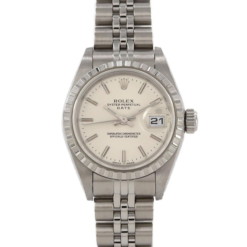 Rolex Oyster Perpetual Date 5 SS Automatic Winding P Number Watch