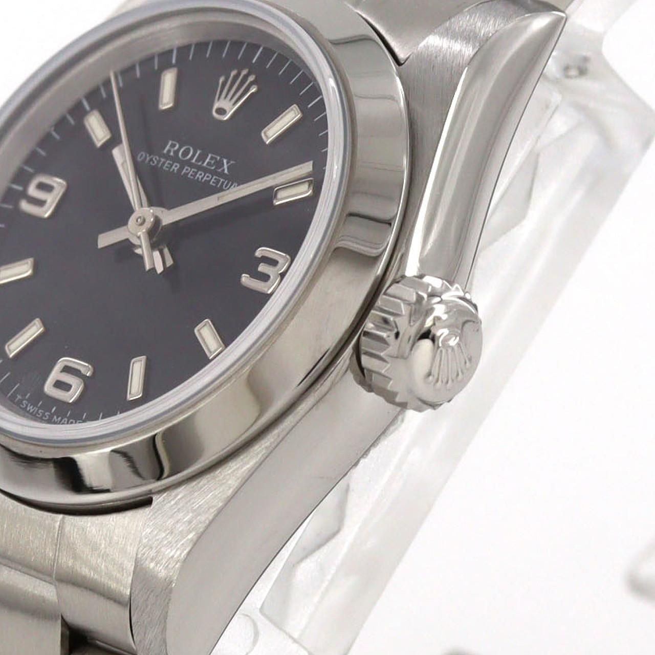 Rolex Oyster Perpetual SS Automatic Winding Number Watch — view 4