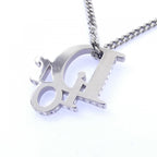 Dior Necklace Silver — view 4
