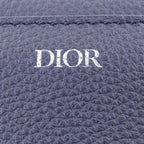 Dior Coin Case Coin Purse Navy — view 3