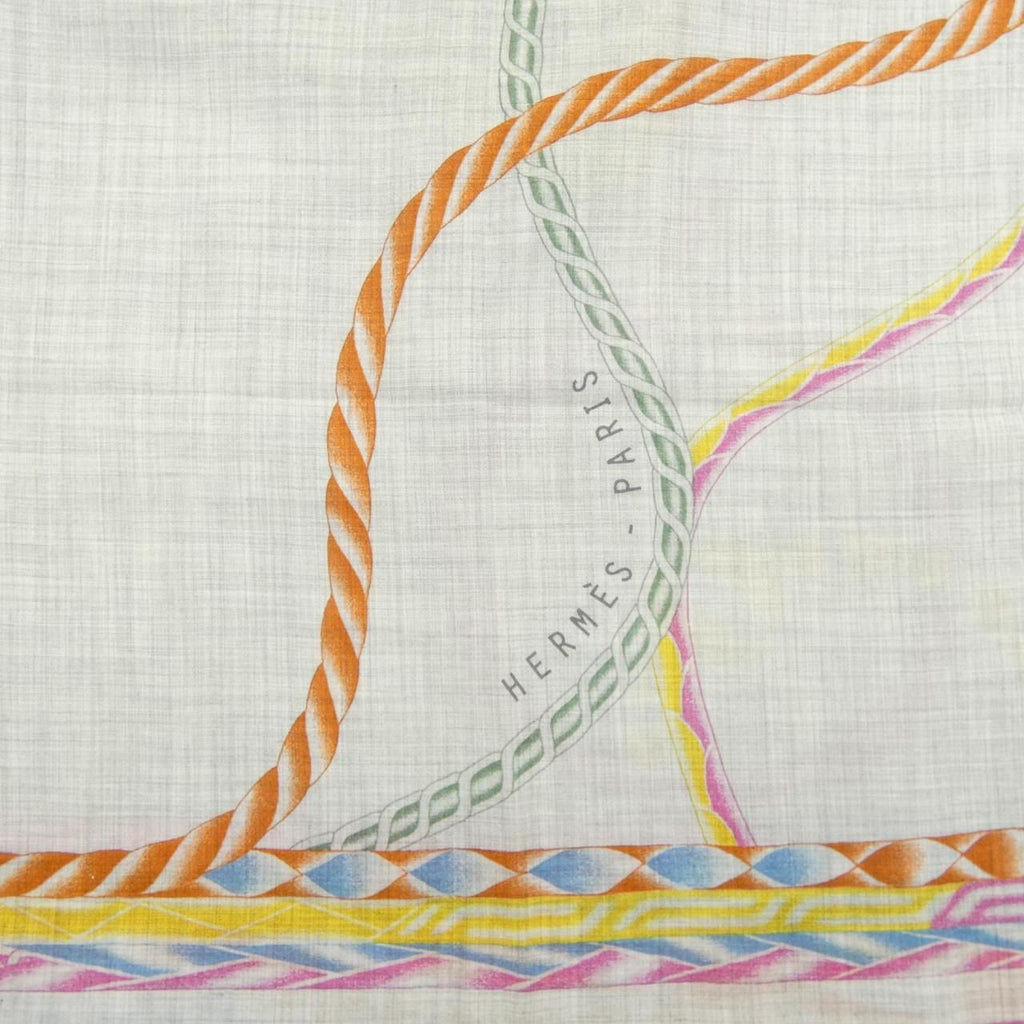 Hermes Robe du Soir Cheche Rectangle Stole Scarf — view 4
