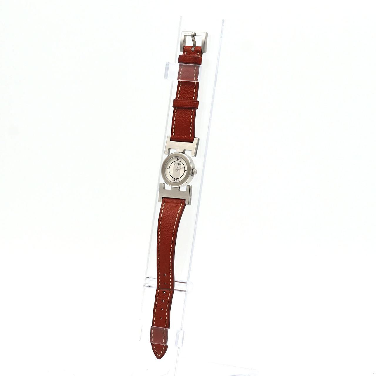 Hermes Paprika SS Quartz Watch — view 2