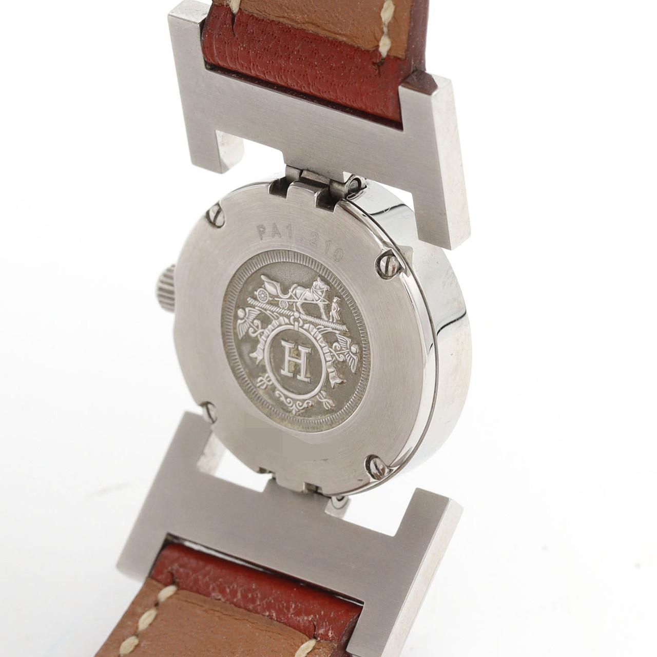 Hermes Paprika SS Quartz Watch — view 6