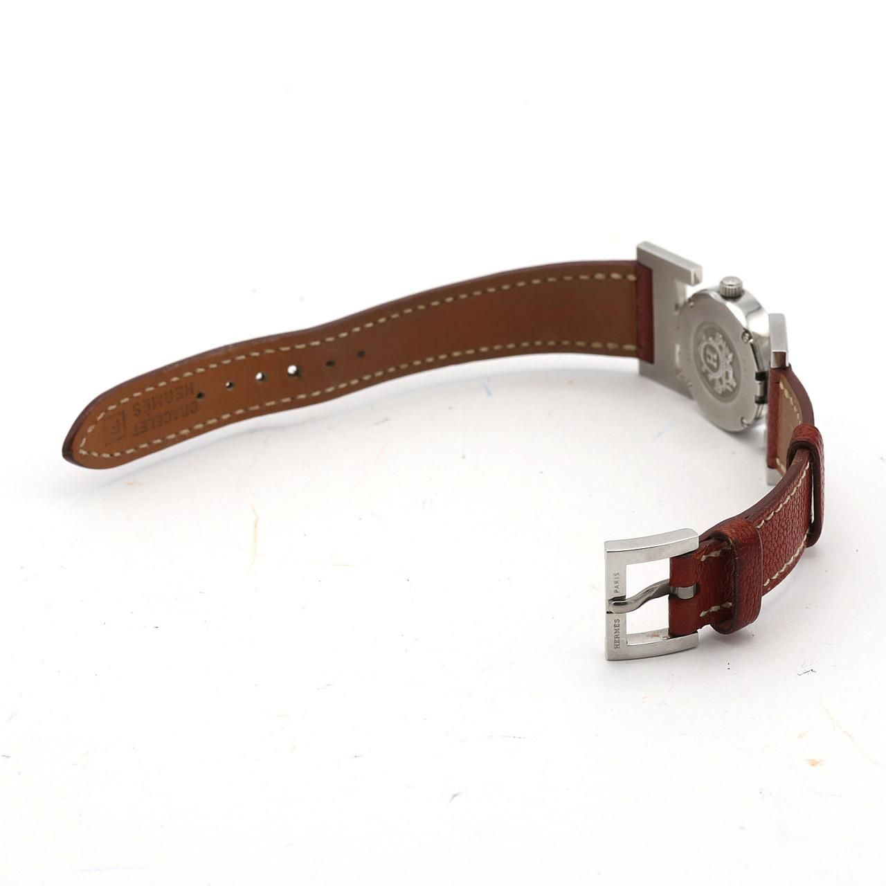 Hermes Paprika SS Quartz Watch — view 7