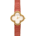 Van Cleef & Arpels Alhambra YG Quartz Watch
