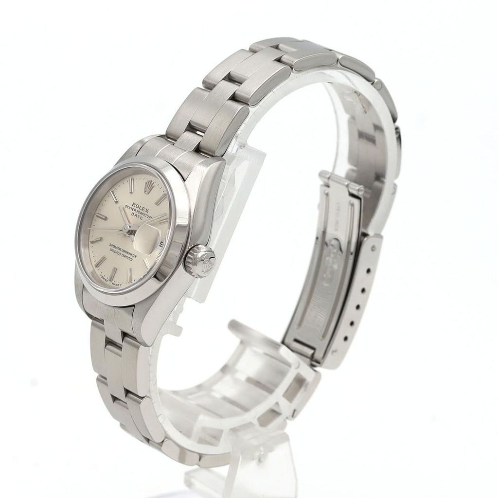 Rolex Oyster Perpetual Date SS Automatic Winding T Number Watch — view 2
