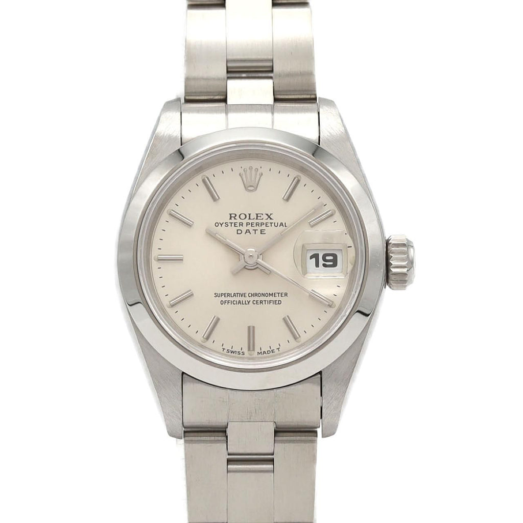 Rolex Oyster Perpetual Date SS Automatic Winding T Number Watch