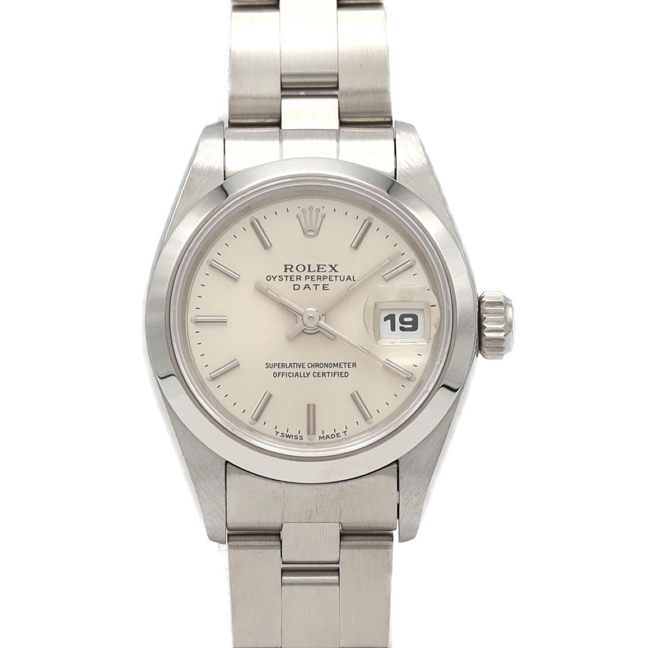 Rolex Oyster Perpetual Date SS Automatic Winding T Number Watch