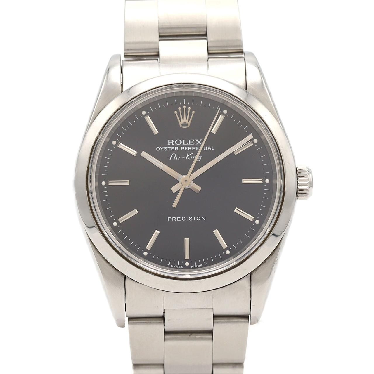 Rolex Air King SS Automatic Winding Number Watch