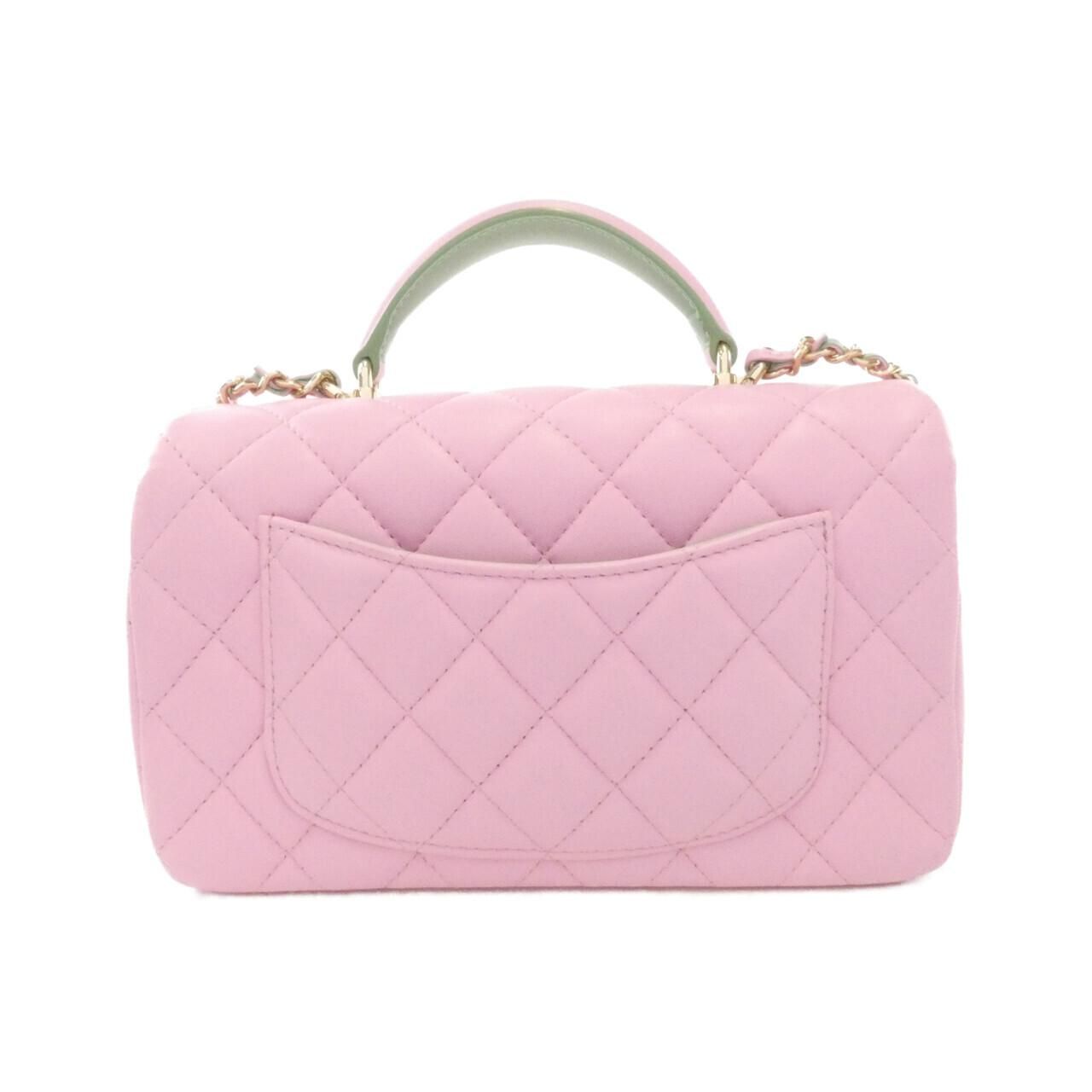 Chanel Bag Handbag Pink — view 2