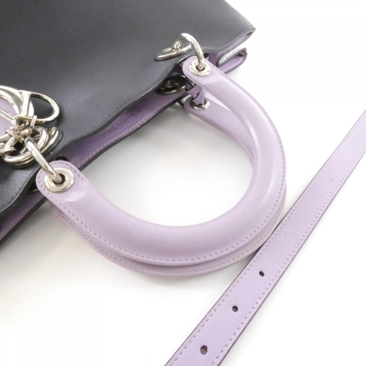 Dior Diorissimo Bag Handbag Navy — view 6