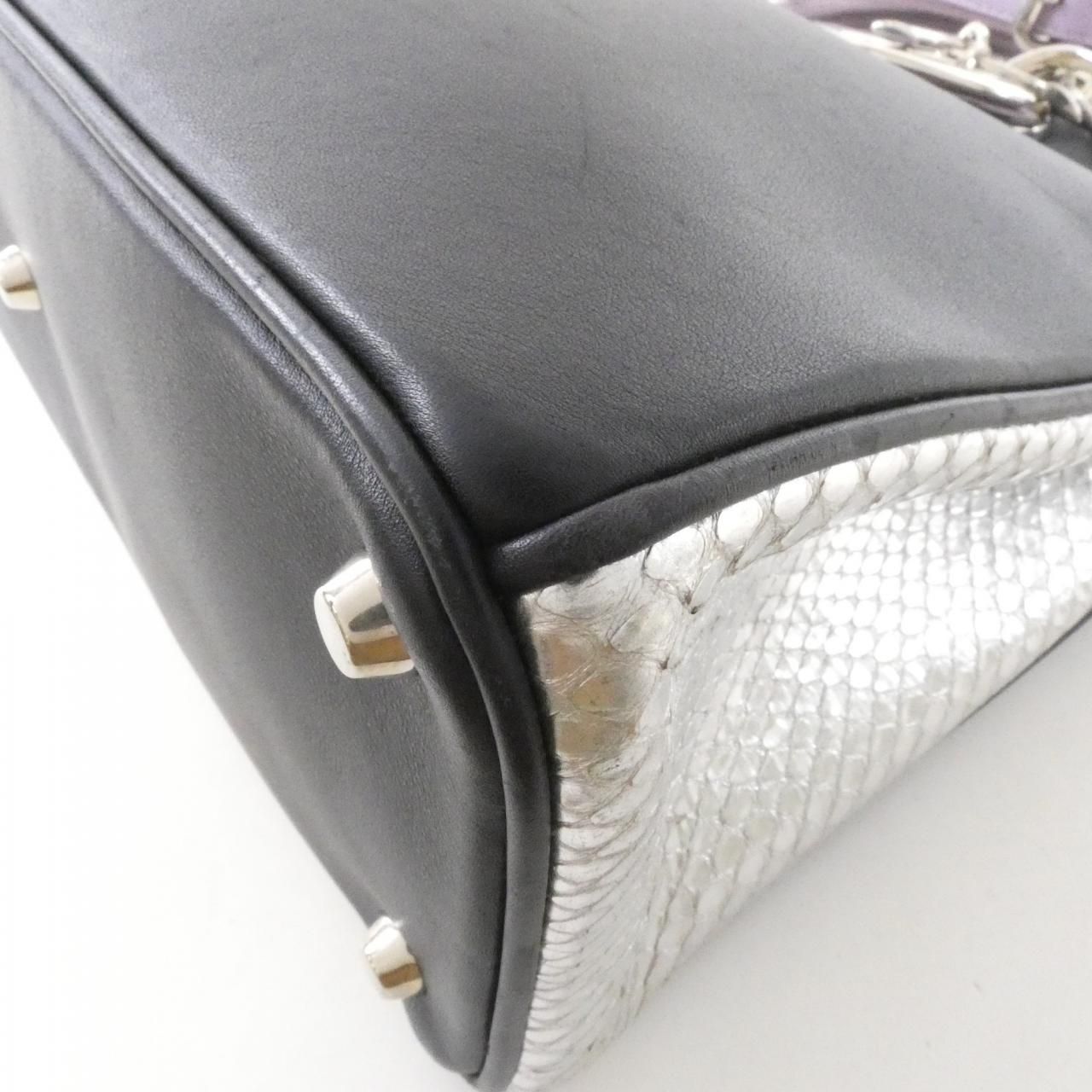 Dior Diorissimo Bag Handbag Navy — view 3