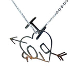 Dior I Love Heart Arrow Pendant Logo Silver Quality Presence — view 2