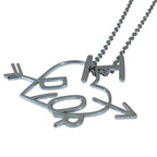 Dior I Love Heart Arrow Pendant Logo Silver Quality Presence — view 3