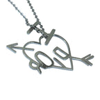 Dior I Love Heart Arrow Pendant Logo Silver Quality Presence — view 6