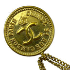 Chanel Vintage CC Logo Brooch Quilted Bag Motif Gold Plated High Quality — view 3