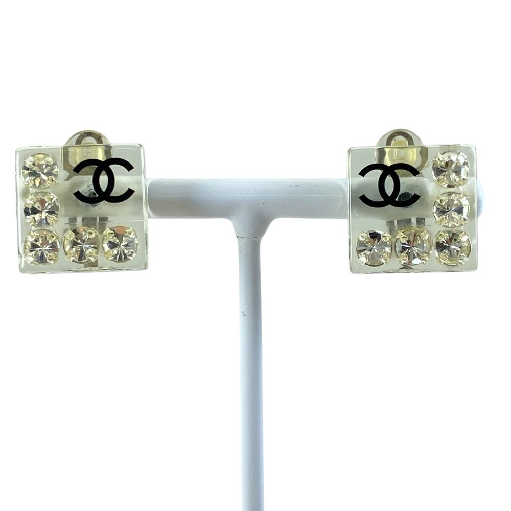 Chanel CC Logo Square Earring