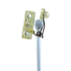 Chanel CC Logo Square Earring — view 2