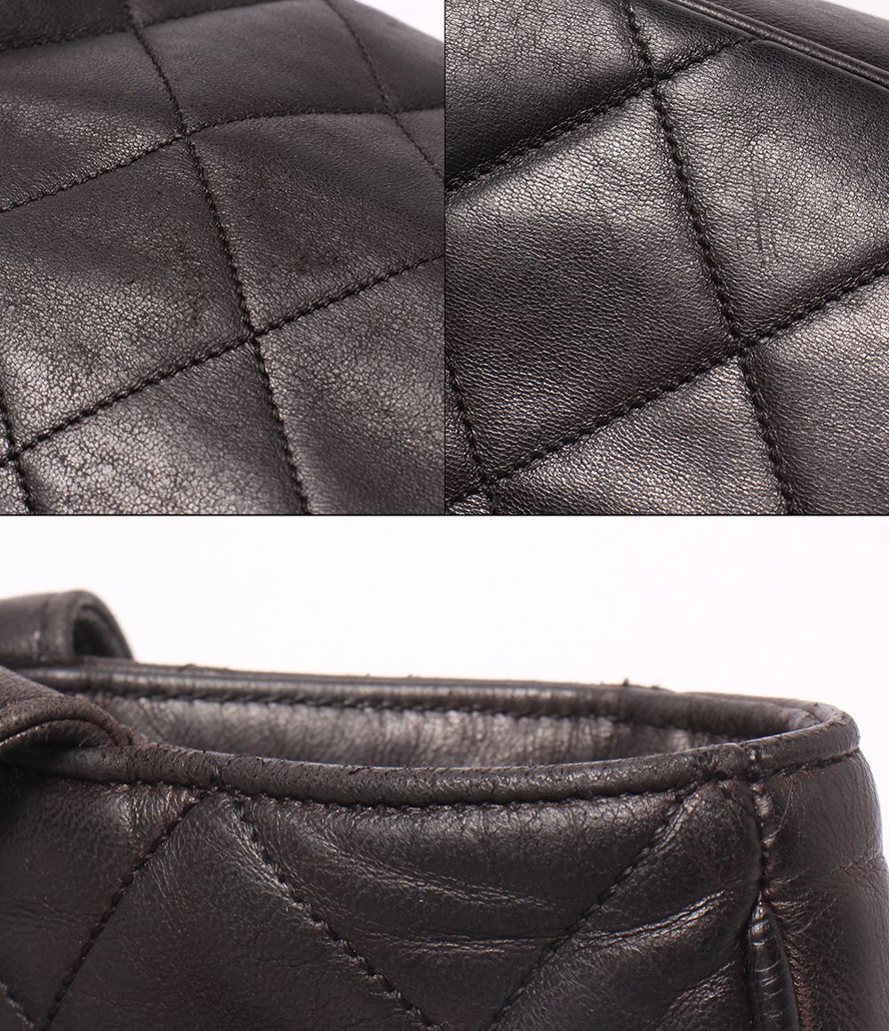 Chanel Tote Shoulder Bag Gold Quilted — view 8