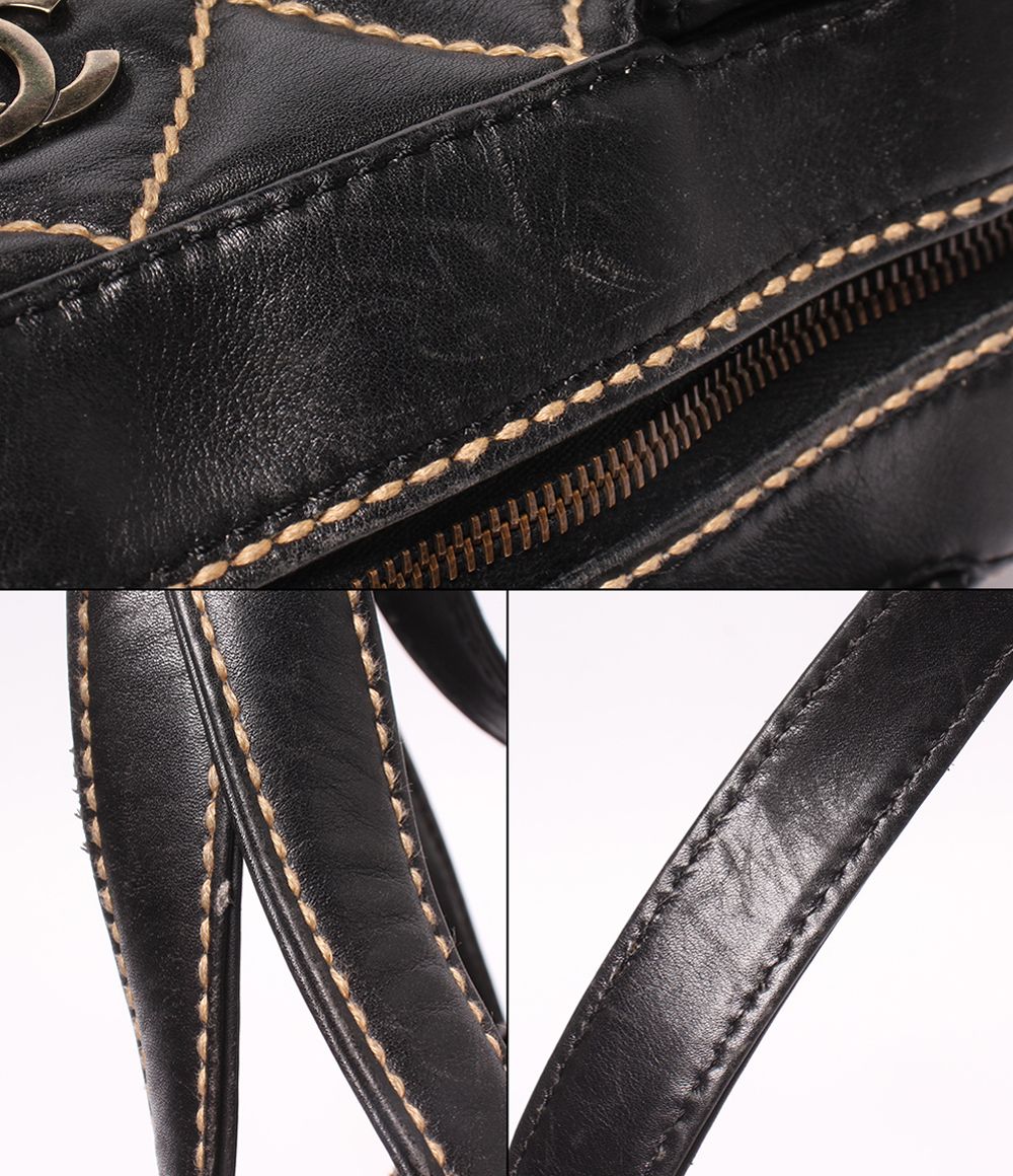 Chanel Handbag Gold Wild Stitch — view 8