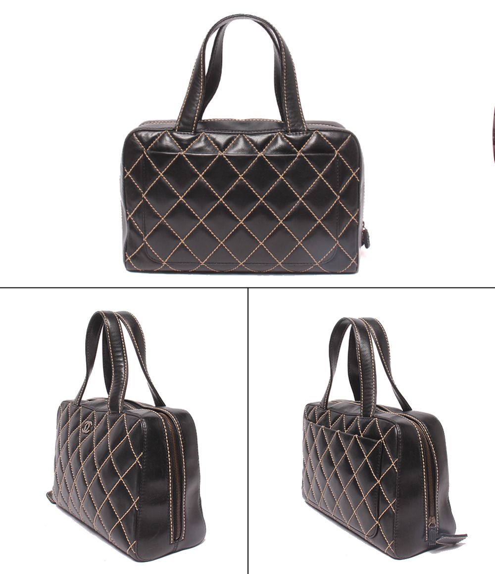 Chanel Handbag Gold Wild Stitch — view 2