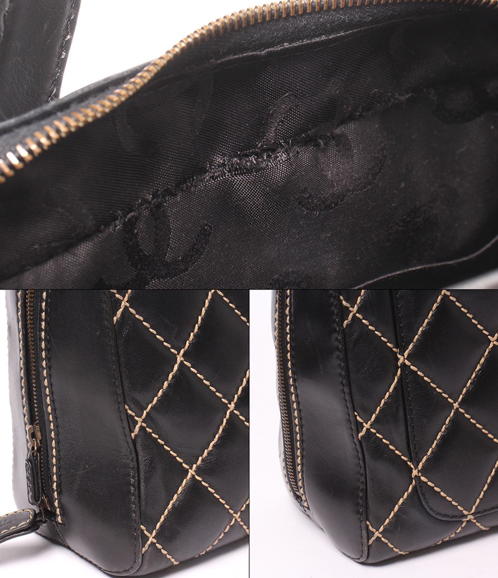 Chanel Handbag Gold Wild Stitch — view 6