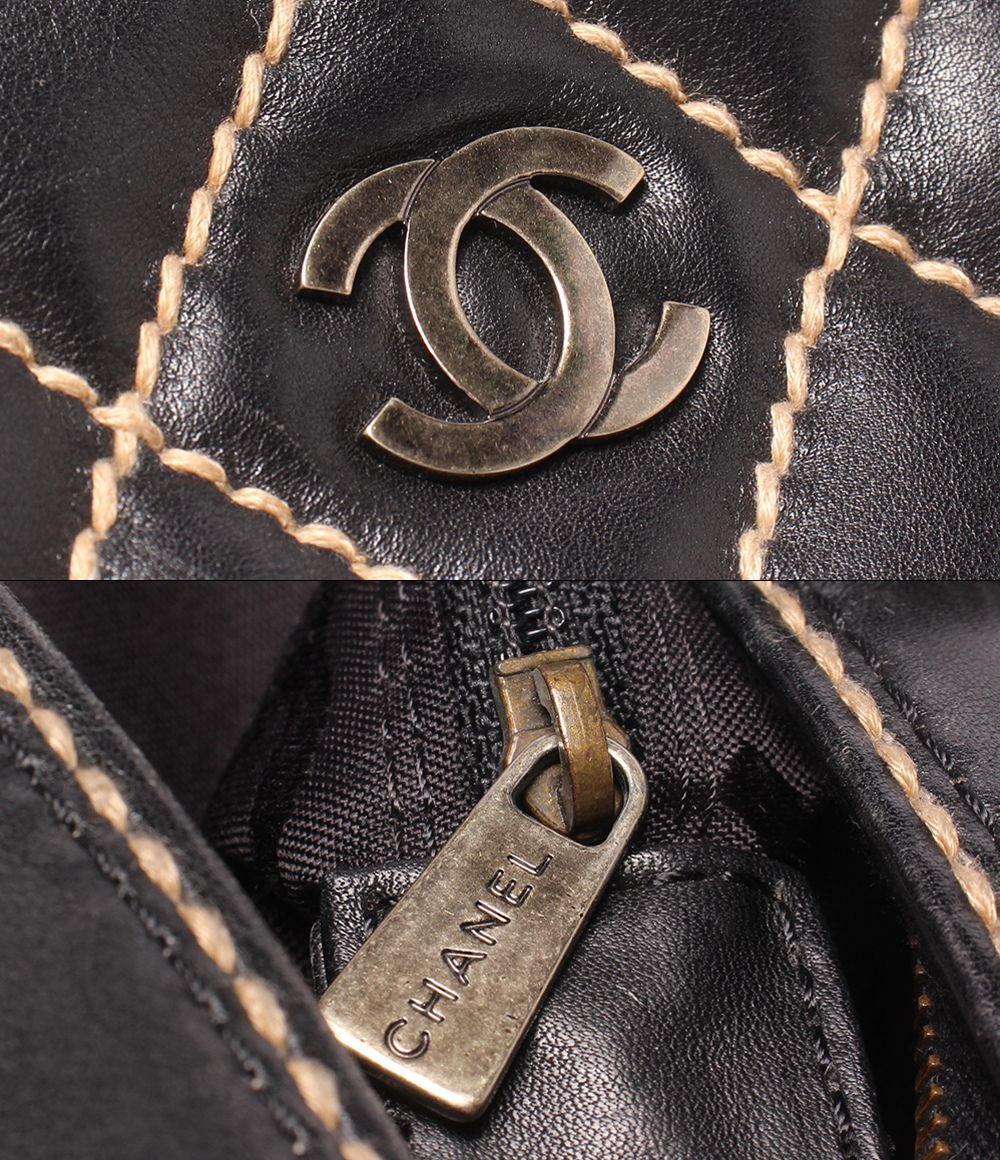Chanel Handbag Gold Wild Stitch — view 7