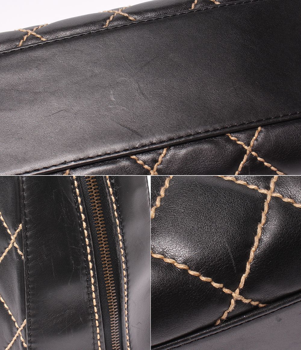 Chanel Handbag Gold Wild Stitch — view 9