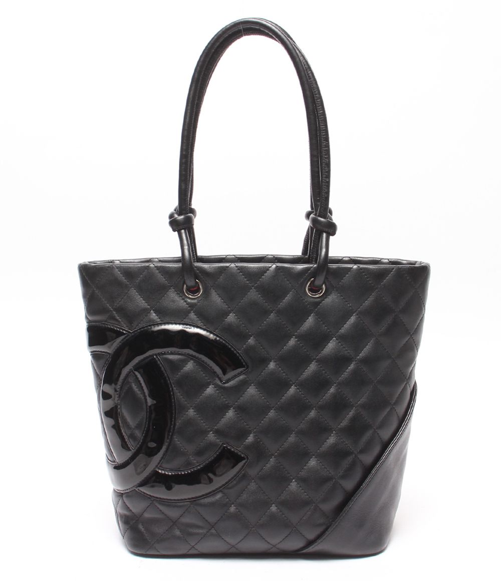 Chanel Tote Silver Cambon Line Lambskin