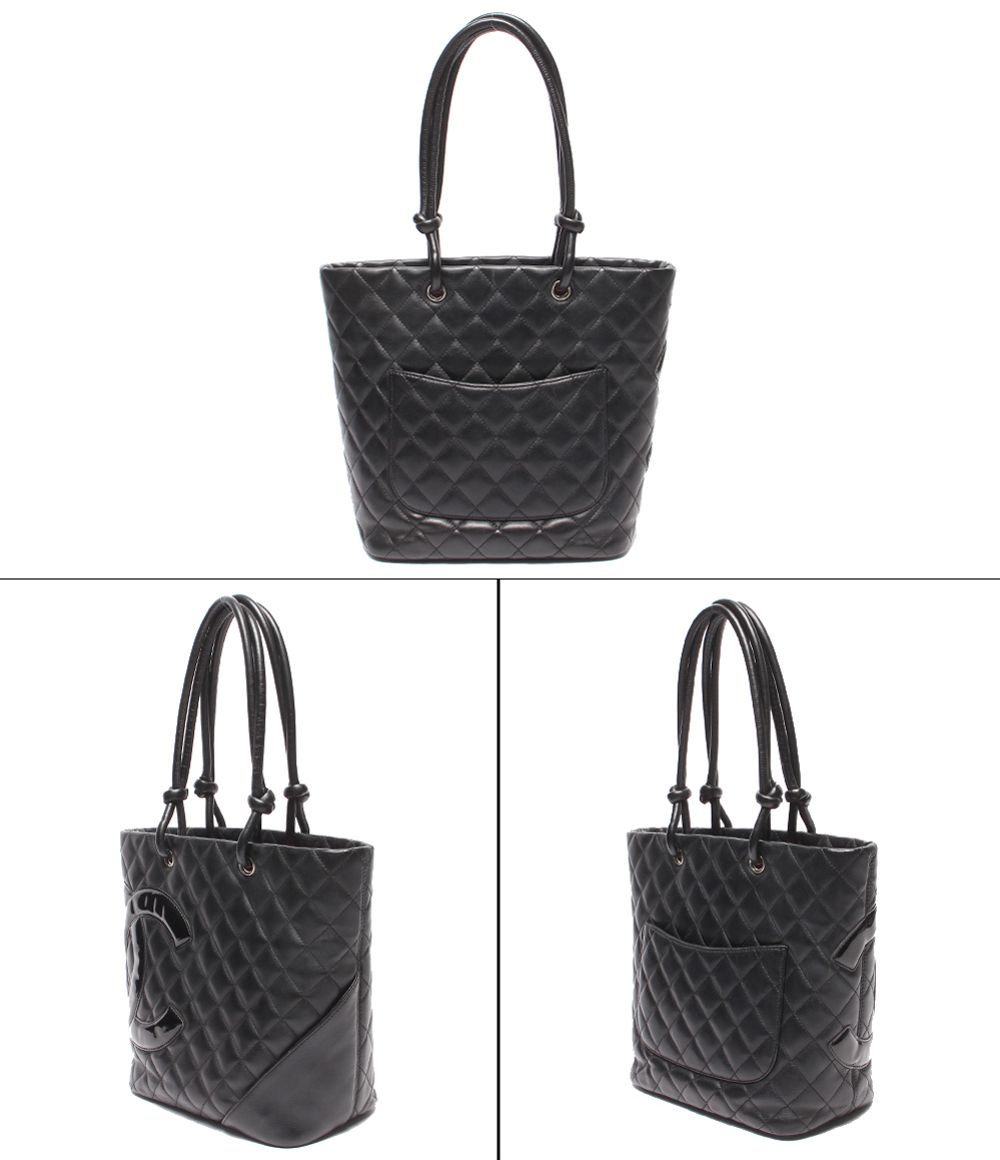 Chanel Tote Silver Cambon Line Lambskin — view 2