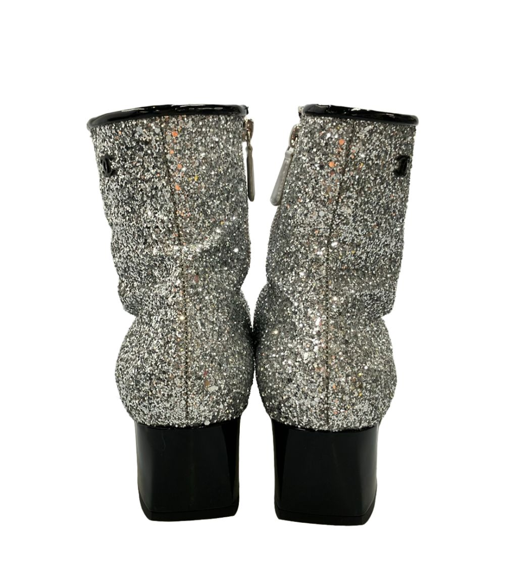 Chanel Short Boots Side Zip — view 3