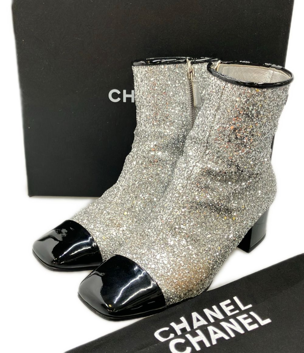 Chanel Short Boots Side Zip