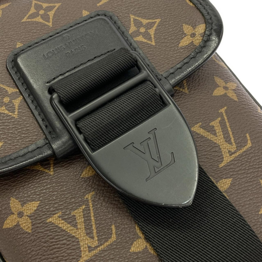 Louis Vuitton Monogram Macassar Arch Messenger PM Shoulder — view 4