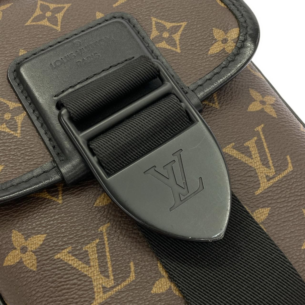 Louis Vuitton Monogram Macassar Arch Messenger PM Shoulder — view 4