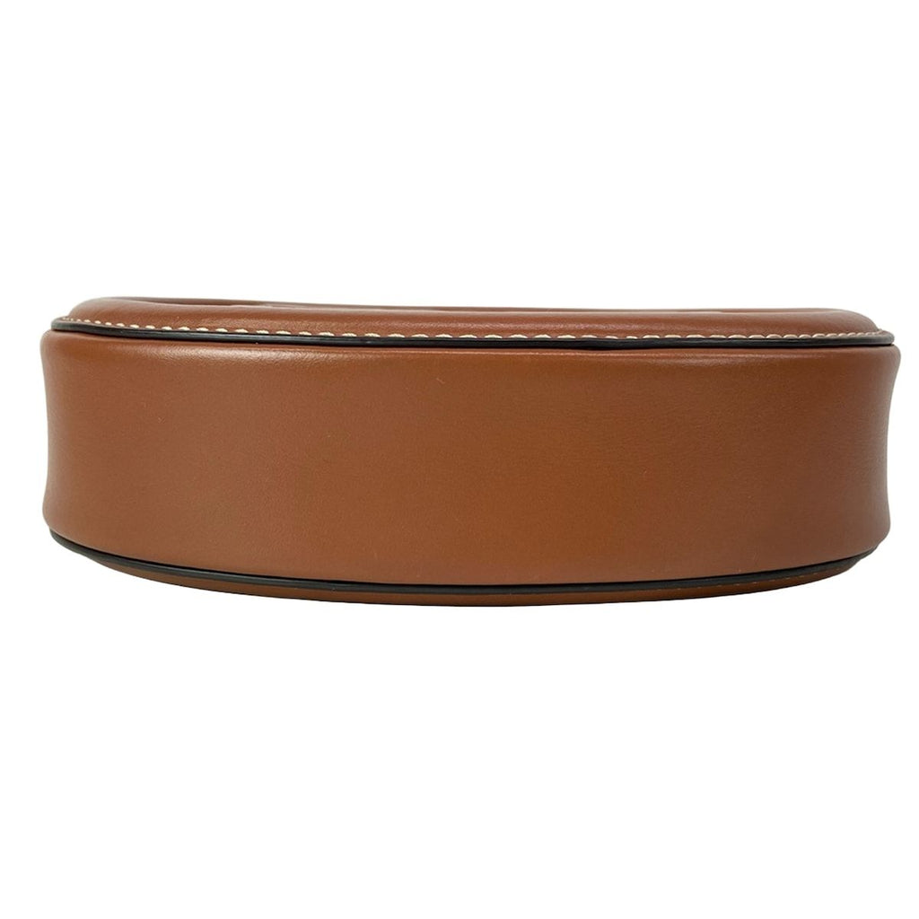 Celine Shoulder Bag Crossbody Oval Pass Cuill Triomphe Brown — view 5